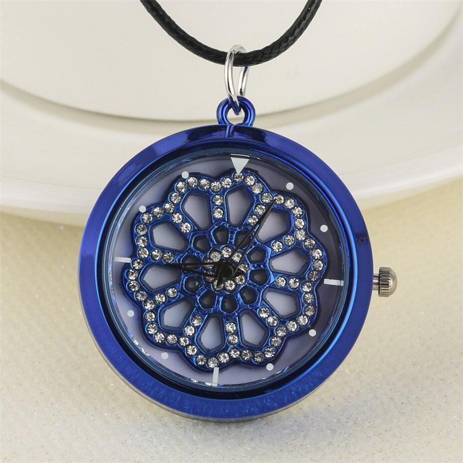 Women's pendant watch clearance necklace