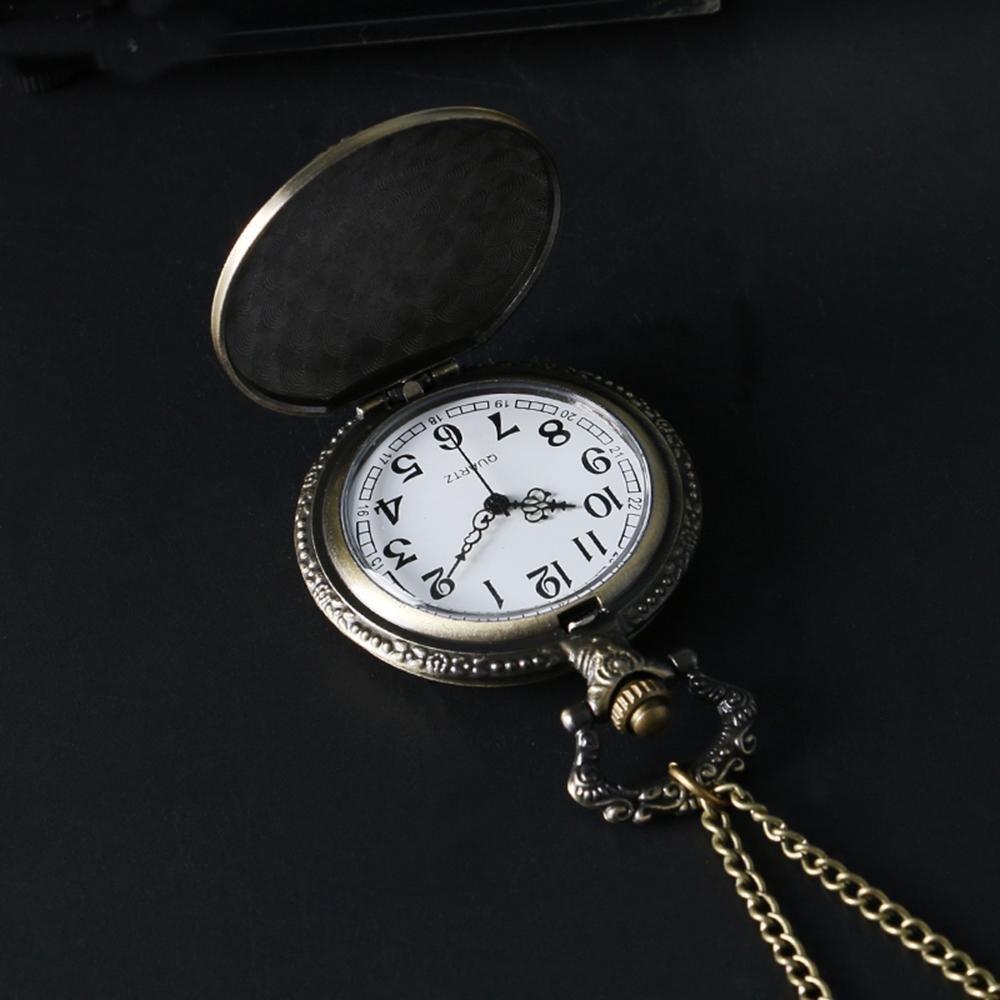 Biker Bronze Quartz Full Hunter Pocket Watch - Country Road - Pocket Watch Net