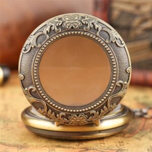 Bronze Half Hunter Mechanical Pocket Watch- Gloria - Pocket Watch Net