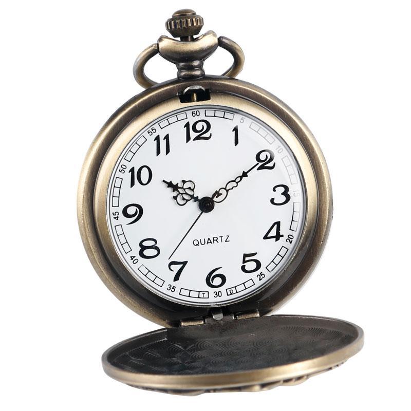 Bronze Quartz Full Hunter Pocket Watch - Lernaean Hydra - Pocket Watch Net