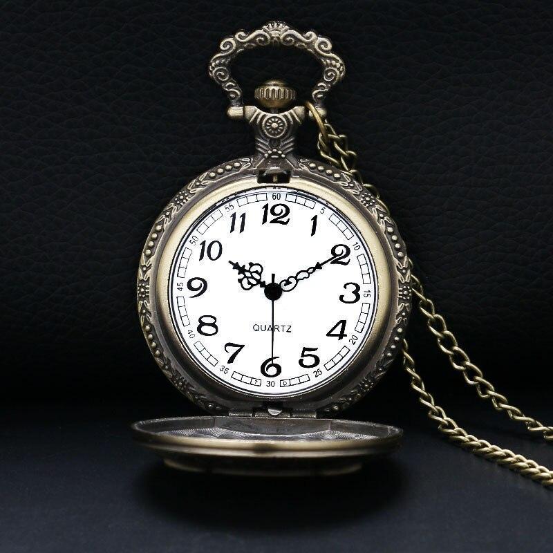 Bronze Quartz Full Hunter Pocket Watch - Minerva - Pocket Watch Net