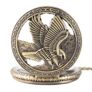 Bronze Quartz Pocket Watch - Raptor - Pocket Watch Net