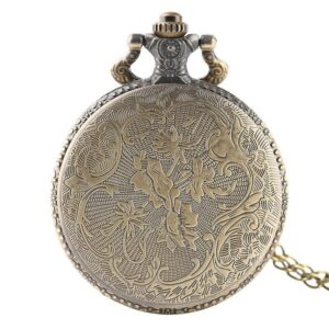 Bronze Quartz Pocket Watch - Raptor - Pocket Watch Net