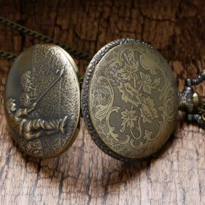 Full Hunter Bronze Pocket Watch - Bobby J - Pocket Watch Net