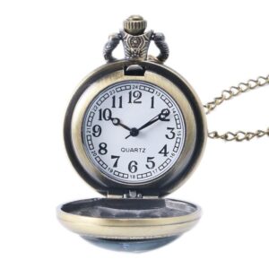 Full Hunter Modern Pocket Watch - Ice Woods - Pocket Watch Net