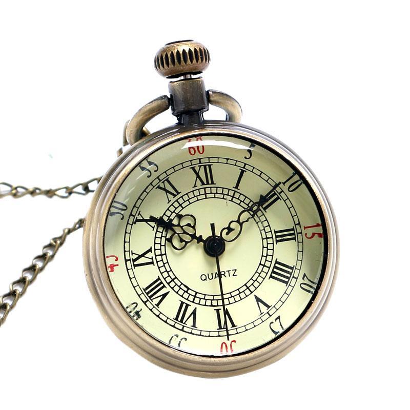 Men's Vintage Quartz Open Face Pocket Watch - Arka 79 - Pocket Watch Net
