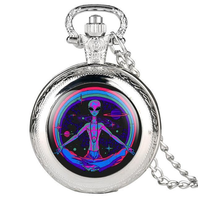 Modern Full Hunter Quartz Pocket Watch - Visitor - Pocket Watch Net