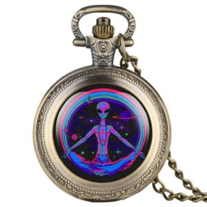 Modern Full Hunter Quartz Pocket Watch - Visitor - Pocket Watch Net