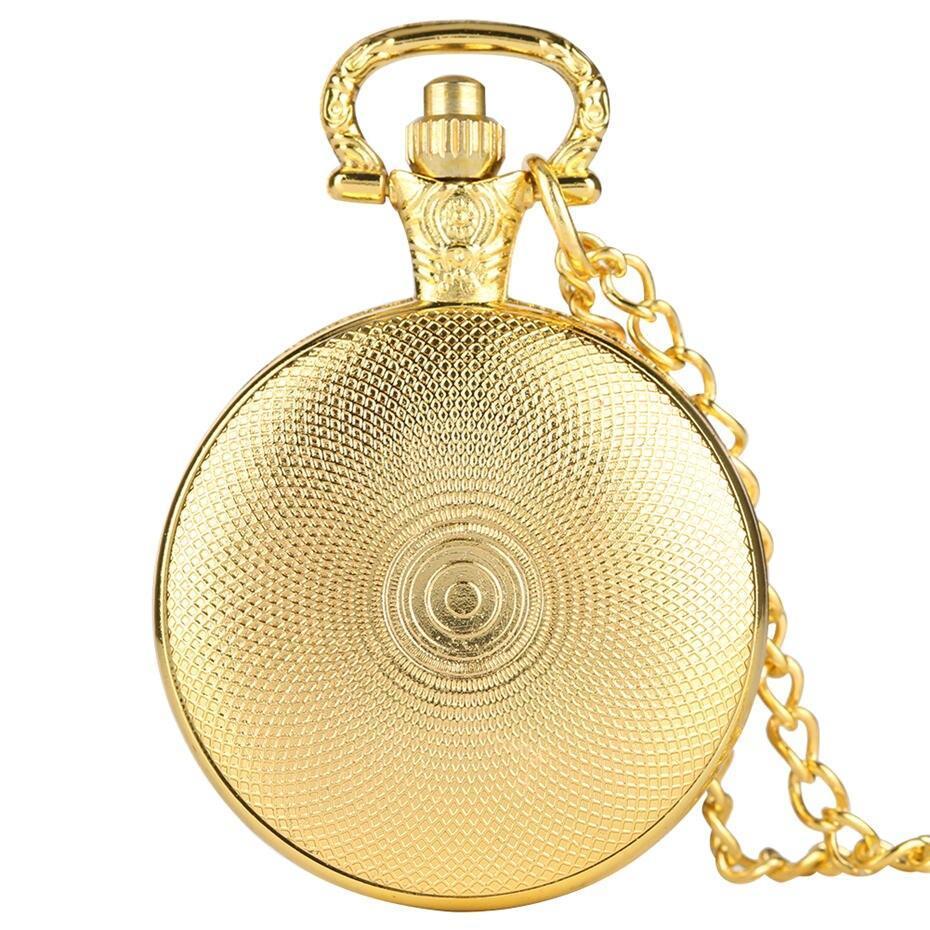 Modern Quartz Full Hunter Pocket Watch - Bitcoin - Pocket Watch Net