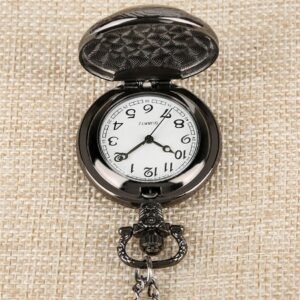 Modern Quartz Full Hunter Pocket Watch - Jesus Love - Pocket Watch Net