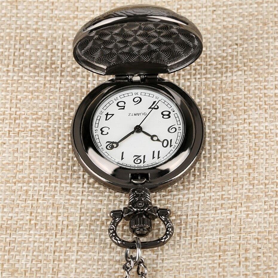 Modern Quartz Full Hunter Pocket Watch - Jesus Love - Pocket Watch Net
