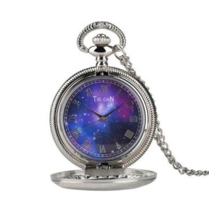 Modern Quartz Half Hunter Pocket Watch - Multiverse - Pocket Watch Net