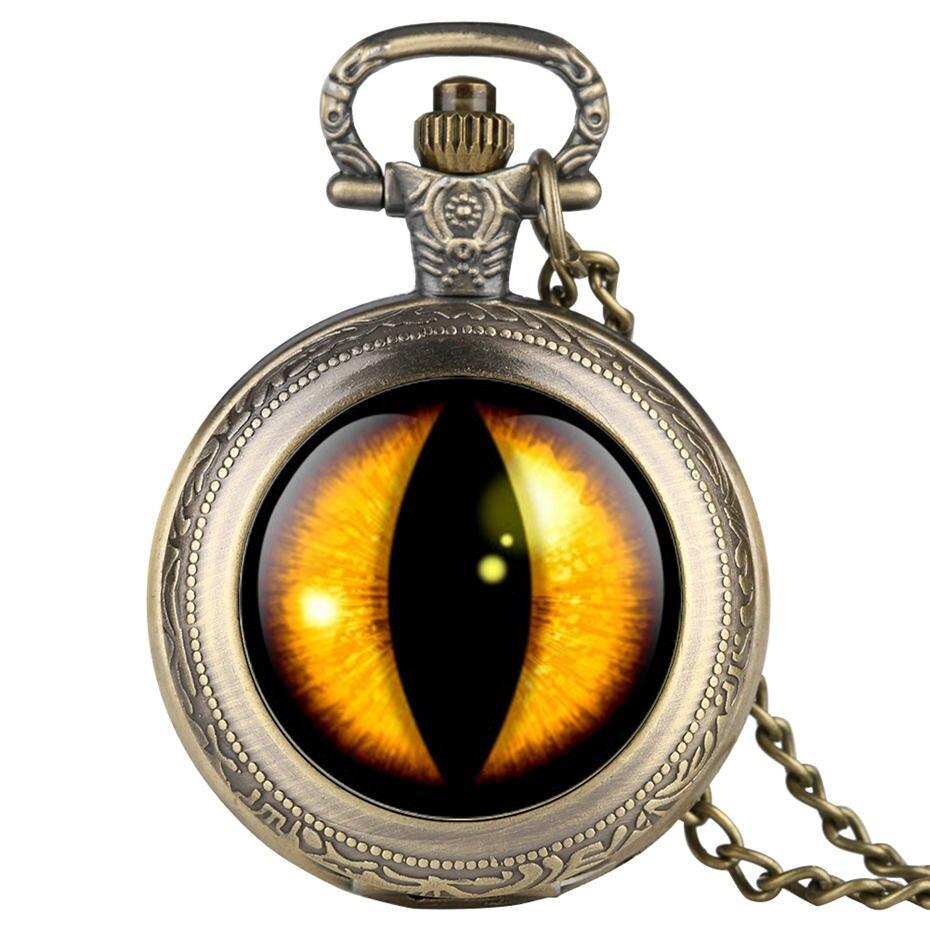 Modern Steampunk Quartz Pocket Watch - Mordor - Pocket Watch Net