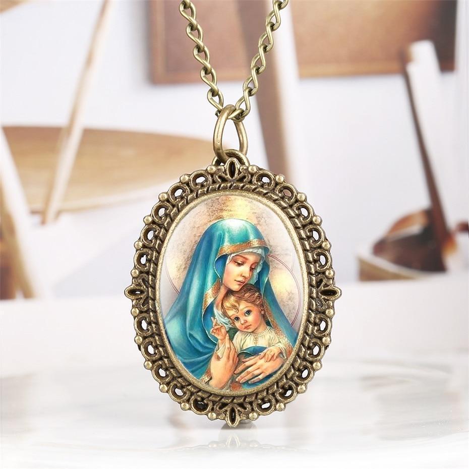 Quartz Pendant Watch - Holy Child - Pocket Watch Net