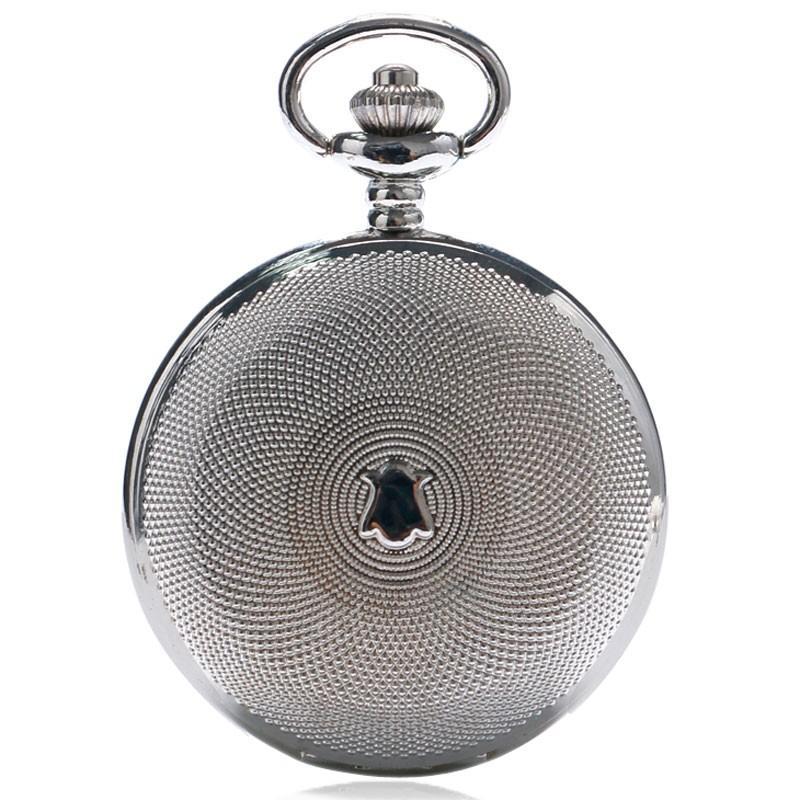 Silver Vintage Mechanical Pocket Watch - Silverpunk - Pocket Watch Net