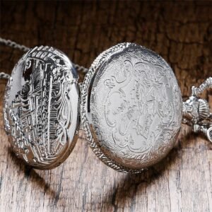 Steampunk Quartz Full Hunter Pocket Watch - Bolsteam - Pocket Watch Net