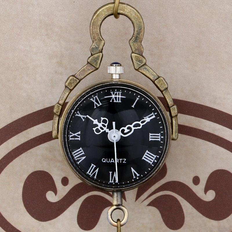 Steampunk Quartz Pendant Watch - Fish Eye - Pocket Watch Net