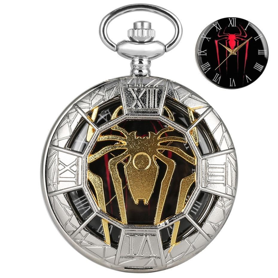 Steampunk Quartz Pocket Watch- Spider Gate - Pocket Watch Net
