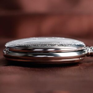 Vintage Automatic Full Hunter Pocket Watch - Major London - Pocket Watch Net
