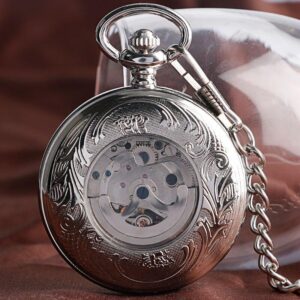 Vintage Automatic Full Hunter Pocket Watch - Major London - Pocket Watch Net