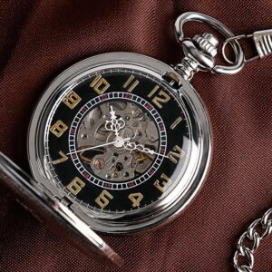Vintage Automatic Full Hunter Pocket Watch - Major London - Pocket Watch Net