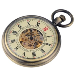 Vintage Automatic Open Face Pocket Watch - Inspector - Pocket Watch Net
