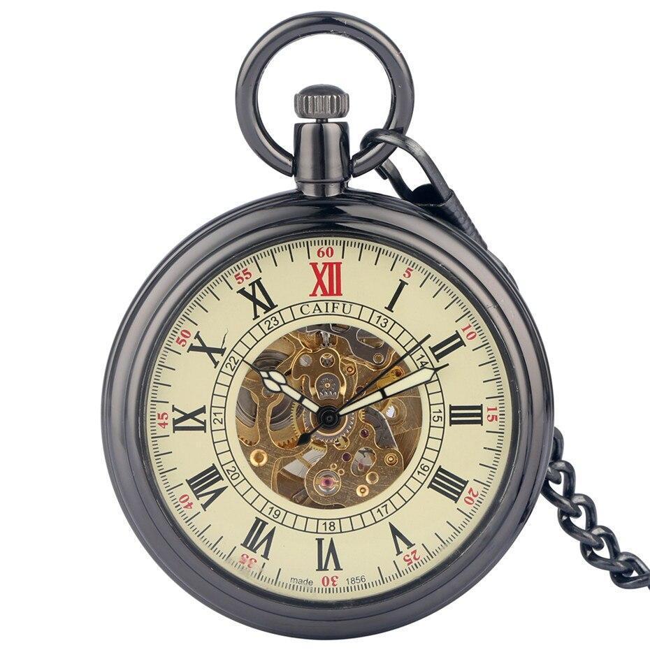 Vintage Automatic Open Face Pocket Watch - Inspector - Pocket Watch Net