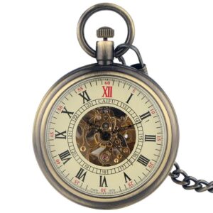Vintage Automatic Open Face Pocket Watch - Inspector - Pocket Watch Net