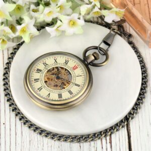 Vintage Automatic Open Face Pocket Watch - Inspector - Pocket Watch Net