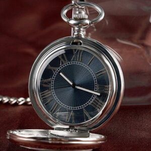 Vintage Half Hunter Automatic Pocket Watch - Glassheart - Pocket Watch Net