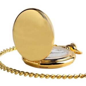 Vintage Quartz Full Hunter Pocket Watch - Watson - Pocket Watch Net