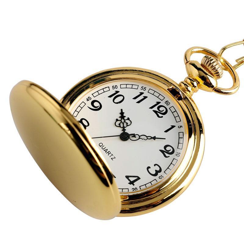 Vintage Quartz Full Hunter Pocket Watch - Watson - Pocket Watch Net