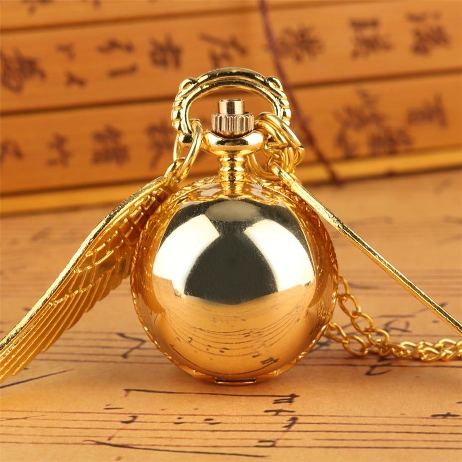 Women Quartz Pendant Watch - Golden Snitch - Pocket Watch Net