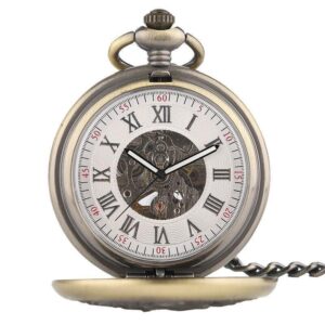 Women's Bronze Automatic Pocket Watch - Wedding Dance - Pocket Watch Net