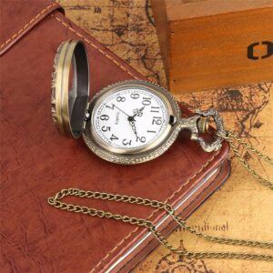 Women's Bronze Quartz Pocket Watch - Yggdrasil - Pocket Watch Net