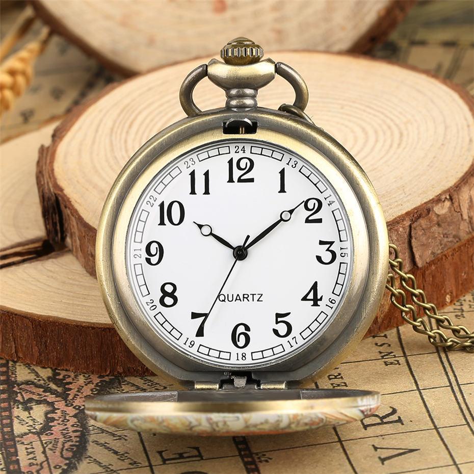 Women's Full Hunter Quartz Pocket Watch - Cléo de Mérode - Pocket Watch Net