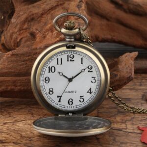 Women's Full Hunter Quartz Pocket Watch - Owlie - Pocket Watch Net