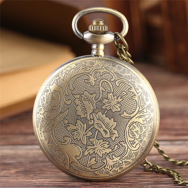 Women's Quartz Full Hunter Pocket Watch - Mandala - Pocket Watch Net