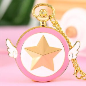 Women's Quartz Full Hunter Pocket Watch - Star Lova - Pocket Watch Net