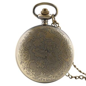 Women's Vintage Full Hunter Pocket Watch - Colored Mandala - Pocket Watch Net