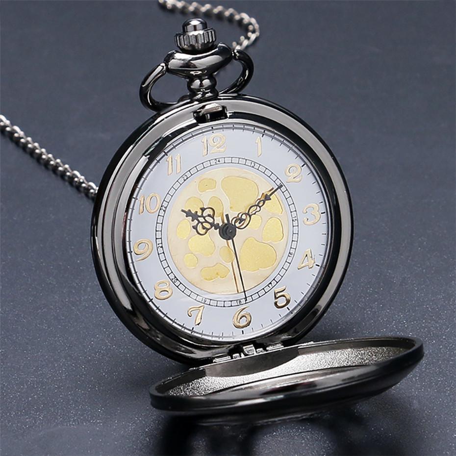 Women's Vintage Quartz Half Hunter Pocket Watch - Aura Silver - Pocket Watch Net