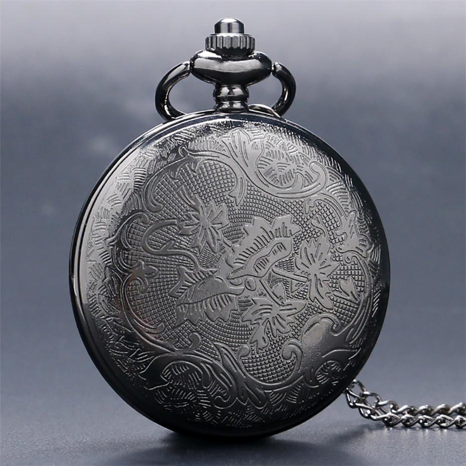 Women's Vintage Quartz Half Hunter Pocket Watch - Aura Silver - Pocket Watch Net