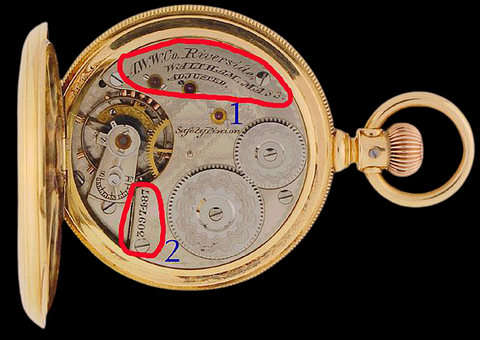 Serial Number of Antique Pocket watch 
