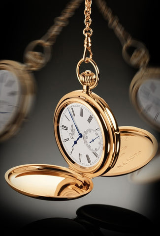 Gold pocket watch