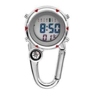Digital Carabiner Multi-function Clip Pocket Watch - Pocket Watch Net