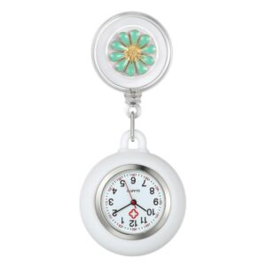 Nurse Watch - Flowers Pattern Collection - Pocket Watch Net