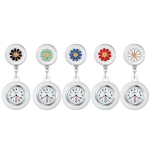 Nurse Watch - Flowers Pattern Collection - Pocket Watch Net