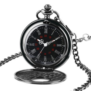 half hunter quartz pocket watch - Pocket Watch