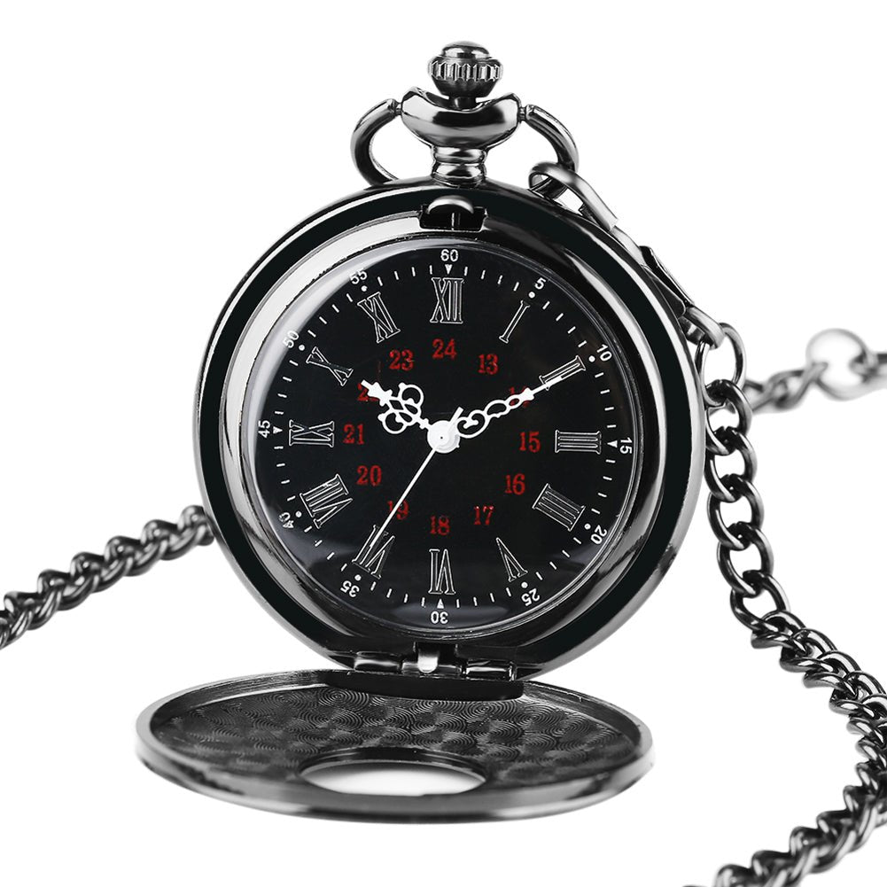 half hunter quartz pocket watch - Pocket Watch