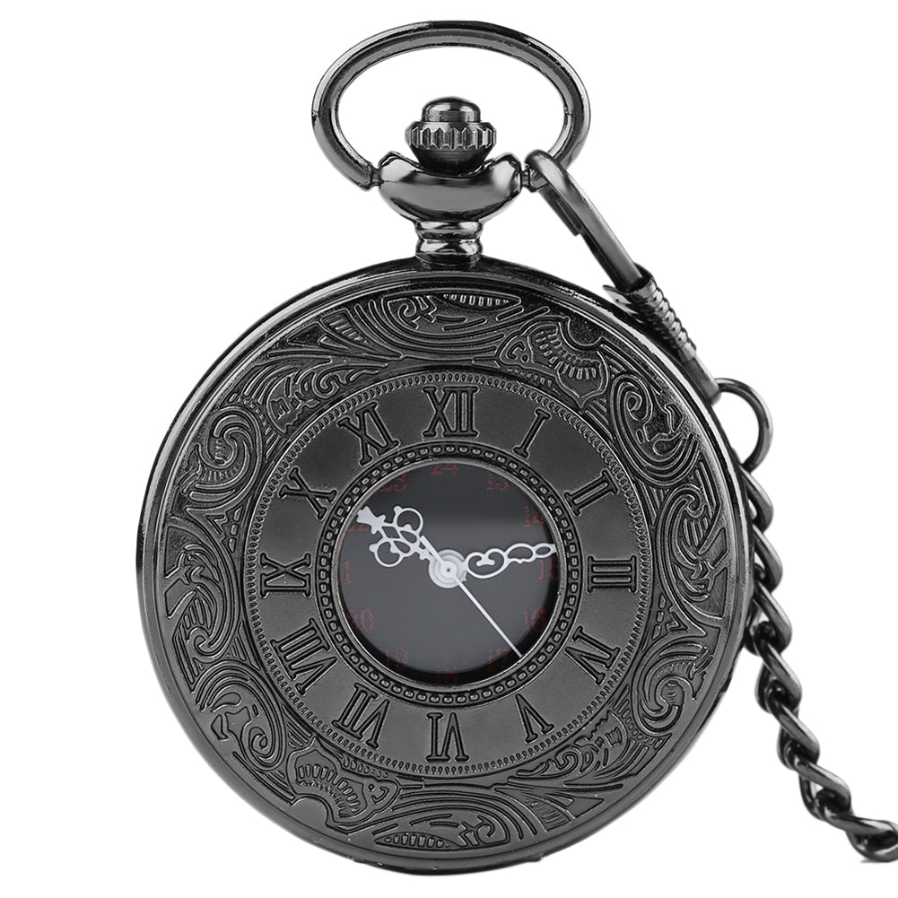 half hunter quartz pocket watch - Pocket Watch